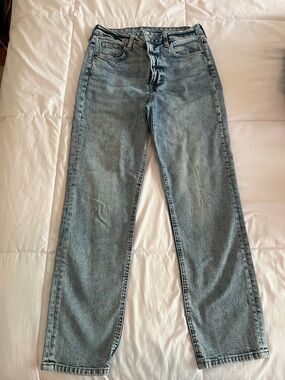 H&M Light Blue Straight-Leg Women's Jeans